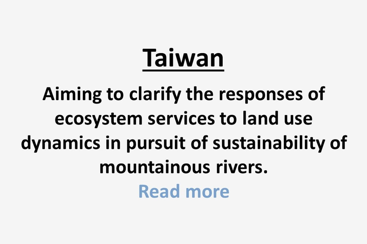 Aiming to clarify the responses of ecosystem services to land use dynamics in pursuit of sustainability of mountainous rivers.